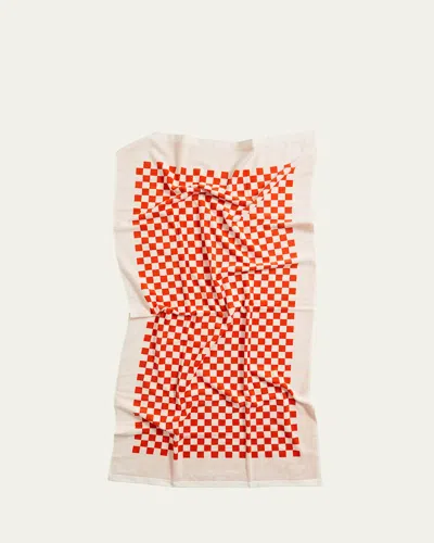 Baina Roman Pool Towel In Orange
