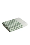 Baina Roman Pool Towel In Sage & Chalk