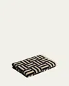 Baina Willis Beach Towel In Sand And Noir