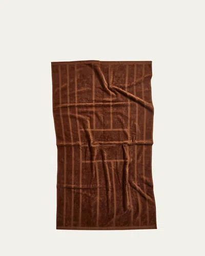 Baina Woodford Pool Towel In Tabac