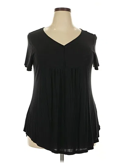 Pre-owned Baishenggt Short Sleeve T-shirt In Black