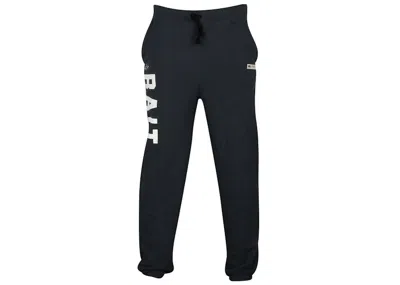 Pre-owned Bait Men's  Premium Basics Logo Sweatpants In Navy Blue