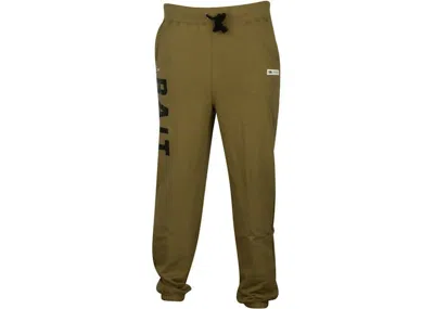 Pre-owned Bait Men's  Premium Basics Logo Sweatpants In Olive
