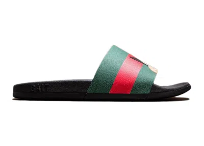 Pre-owned Bait Men's  Slide Astro Boy Face Logo Sneakers In Black