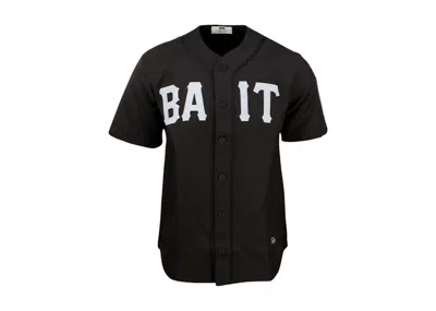 Pre-owned Bait Men's  Sluggers Baseball Jersey In Black/gray