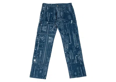 Pre-owned Bait Men's  X Astro Boy Denim Jeans In Blue