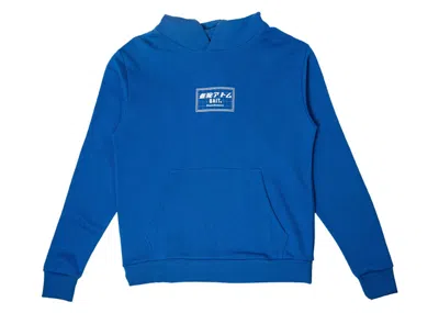 Pre-owned Bait Men's  X Astro Boy Fall Print Hoodie In Blue