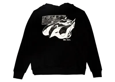Pre-owned Bait Men's  X Batman Batmobile Glow In The Dark Hoodie In Black