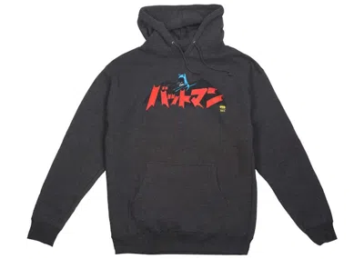 Pre-owned Bait Men's  X Batman Japan Hoodie In Gray/charcoal