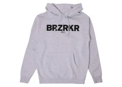 Pre-owned Bait Men's  X Brzrkr #1 Tradd Moore Cover Black And White Cover Hoodie In Gray