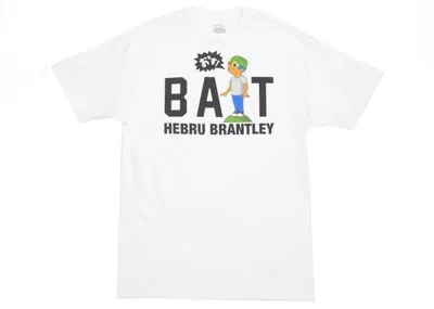 Pre-owned Bait Men's  X Hebru Brantley Shout Logo Tee Shirt In White