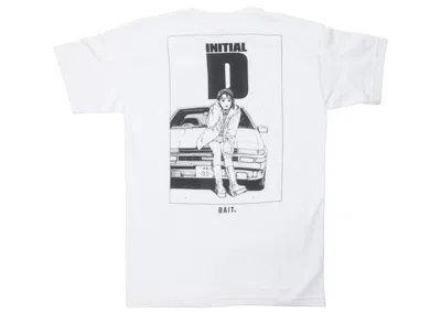Pre-owned Bait Men's  X Initial D Ae86 Tee Shirt In White