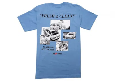 Pre-owned Bait Men's  X Initial D So Fresh So Clean Tee Shirt In Blue