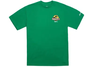 Pre-owned Bait Men's  X Jurassic Park Damage Control Tee Shirt In Green