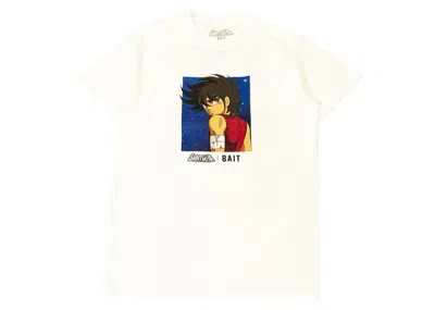 Pre-owned Bait Men's  X Saint Seiya Athena Tee Shirt In White