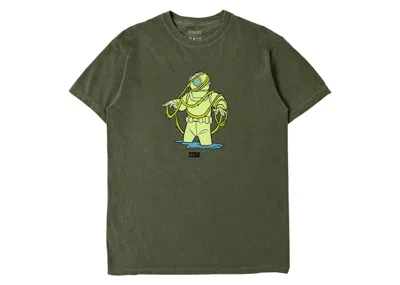 Pre-owned Bait Men's  X Scooby Doo Swamp Monster Glow In The Dark Tee Shirt In Green