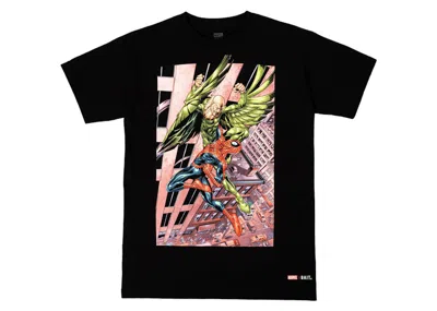 Pre-owned Bait Men's  X The Sinister Six Vulture Tee Shirt In Black