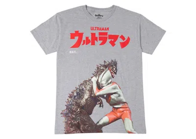 Pre-owned Bait Men's  X Ultraman Fight Tee Shirt In Gray