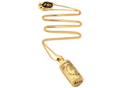 Pre-owned Bait X Sriracha Necklace In Gold
