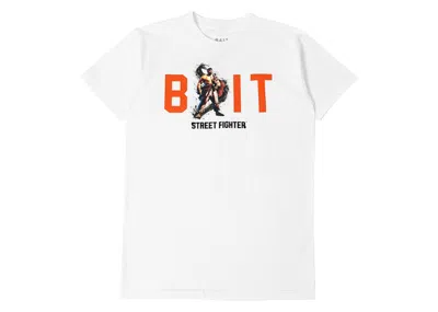 Pre-owned Bait X Street Fighter 6 Ryu Men Tee Shirt In White