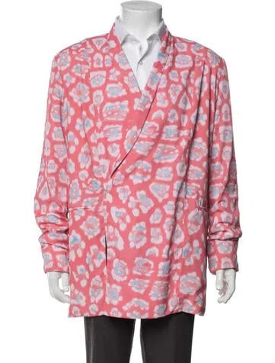 Pre-owned Baja East Animal Print In Pink