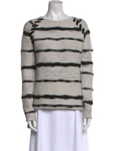 Pre-owned Baja East Cashmere Striped Sweater In Multi