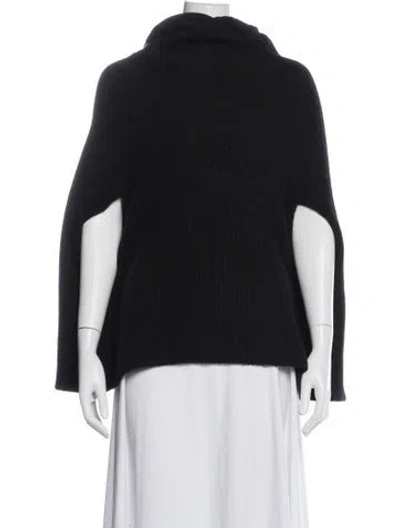 Pre-owned Baja East Cashmere Turtleneck Sweater In Black