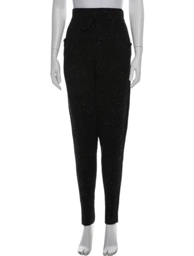 Pre-owned Baja East Cashmere Tweed Pattern Sweatpants W/ Tags In Black