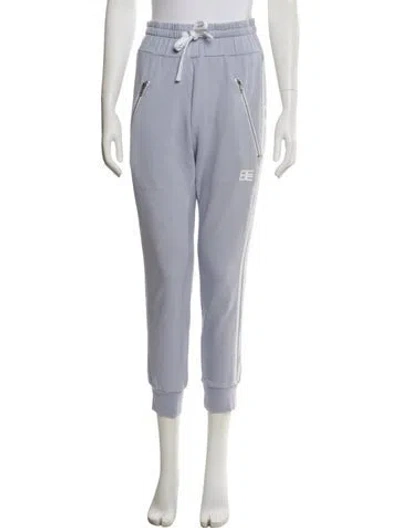 Pre-owned Baja East Graphic Print Sweatpants In Purple