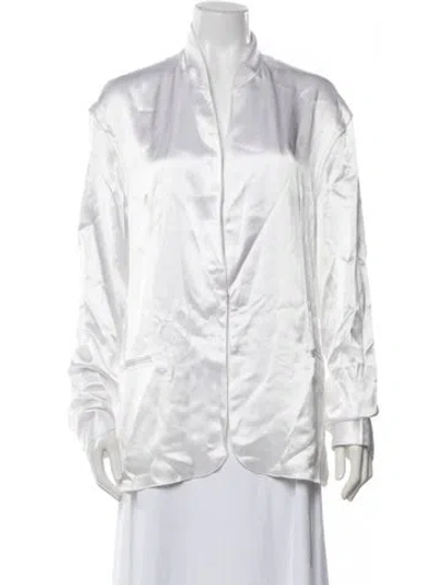 Pre-owned Baja East Jacket In White