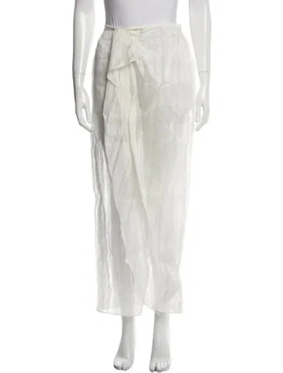 Pre-owned Baja East Long Skirt W/ Tags In Neutral