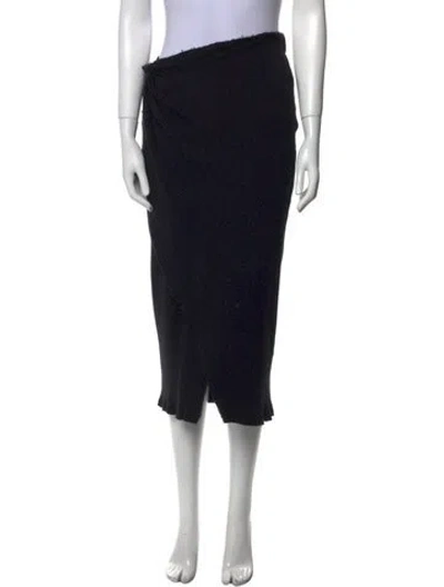 Pre-owned Baja East Midi Length Skirt In Black