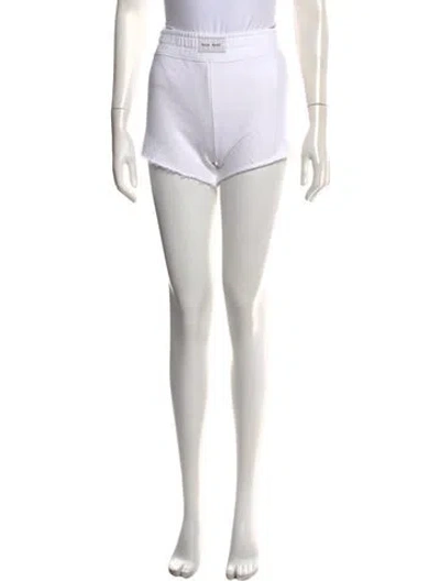 Pre-owned Baja East Mini Shorts W/ Tags In White