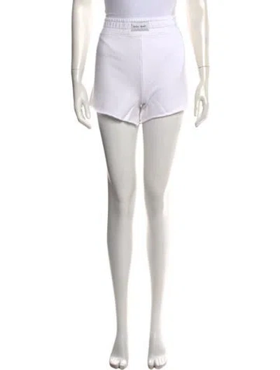 Pre-owned Baja East Mini Shorts In White