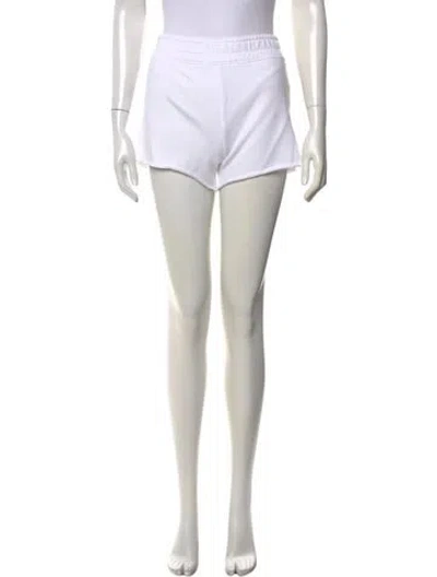 Pre-owned Baja East Mini Shorts In White