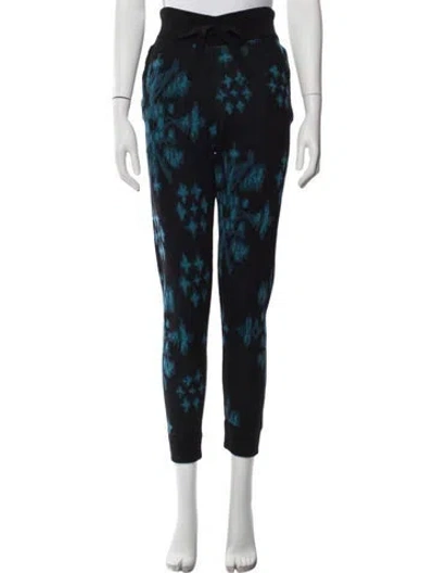 Pre-owned Baja East Printed Sweatpants W/ Tags In Blue