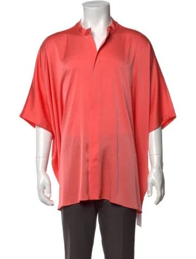 Pre-owned Baja East Short Sleeve Shirt In Orange