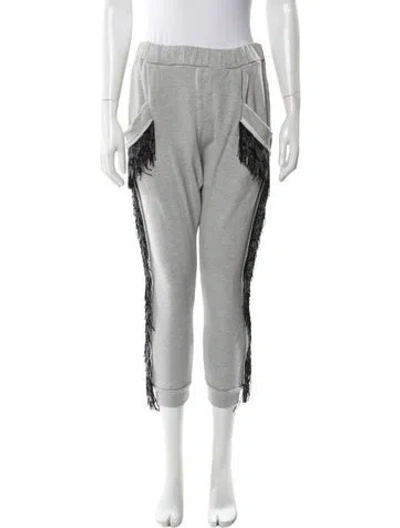 Pre-owned Baja East Skinny Leg Pants In Gray