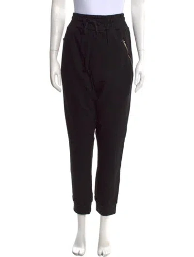 Pre-owned Baja East Straight Leg Pants In Black