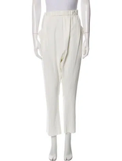 Pre-owned Baja East Straight Leg Pants In Neutral