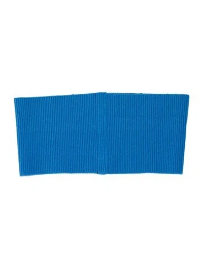 Pre-owned Baja East Strapless Top In Blue