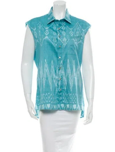 Pre-owned Baja East Top W/ Tags In Blue