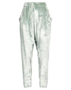 Baja East Woman Pants Light Green Size 3 Viscose, Silk In Green