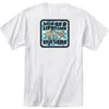 Baja Llama Men's A Trip Of A Lifetime  - White  Primo Graphic Tee In White