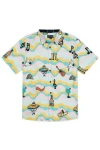 Baja Llama Men's Ay Caramba - 7-seas Button Up In Pink