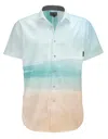 Baja Llama Full Canvas Nighthawk Button Up In Ombre In Multi