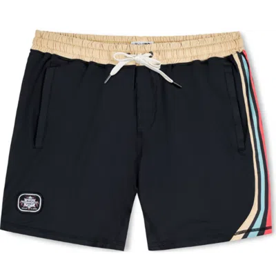 Baja Llama Mach Zero Lounge Shorts In Black
