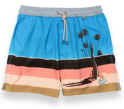 Baja Llama Men's 5pm Stretch Swim Short In Blue