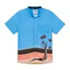 Baja Llama Men's Blue 5pm - Nighthawk™ Button Up In Blue