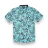 Baja Llama Men's Blue On Our Way Up - Vagabond Button Up In Blue